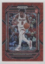 2023-24 Panini Prizm Draft Picks Choice Red Prizm /88 Terquavion Smith #10 3hd