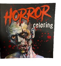 Horror Coloring Book Brand NEW Accompanied by a Horror-Themed Poem Zombie Scary