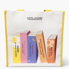 Daisy Marc Jacobs Fragrance Large Tote Bag in White Color 13.5 x 13.5 x 4"