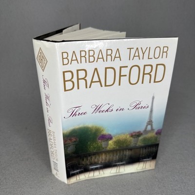 Three Weeks in Paris by Barbara Taylor Bradford Random House Large Print HCDJ