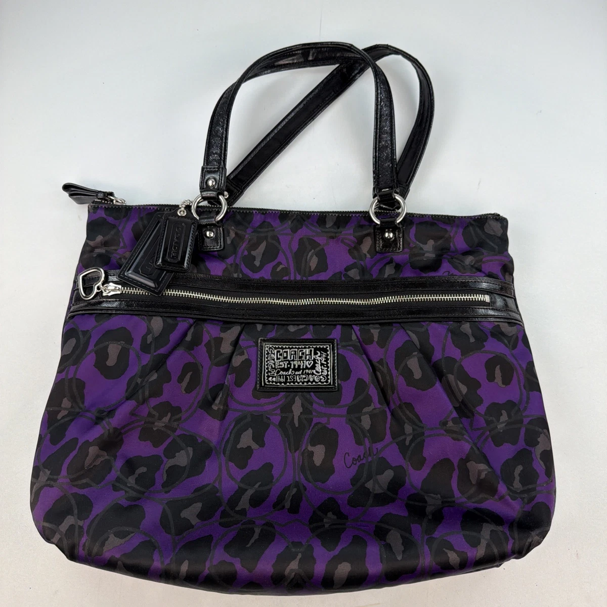 Coach Purple Patent Bags & Handbags for Women for sale - eBay