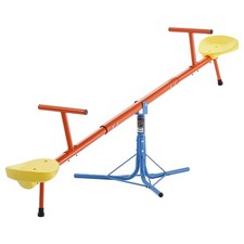 Kids Seesaw 100 lbs Load Capacity per Seat Sit Spin Teeter Totter 3-prong