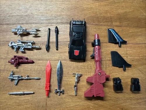 Vintage Transformers G1 Parts, Weapons, Accessories Lot Of 16 Dinobots Metroplex