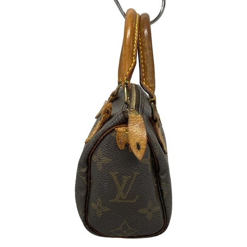 Used Louis Vuitton Mini Speedy Handbag Handle Damaged - Picture 4 of 11