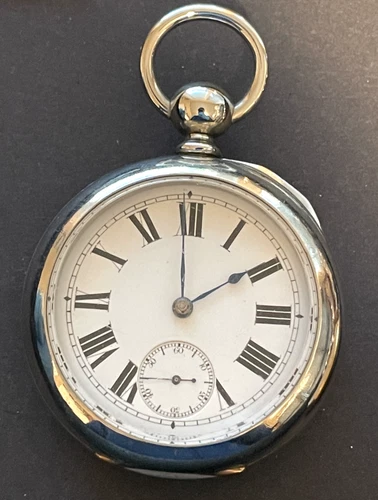 Antique 1902 Waltham Model 1883 Pocket Watch Ticks Case AM Co 18s 7j USA