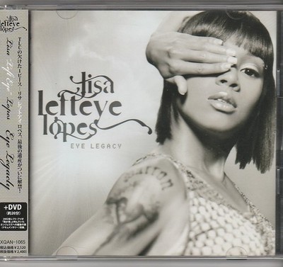 Lisa ''Left Eye'' Lopes   Eye Legacy Japan CD + DVD w/obi  XQAN-1065