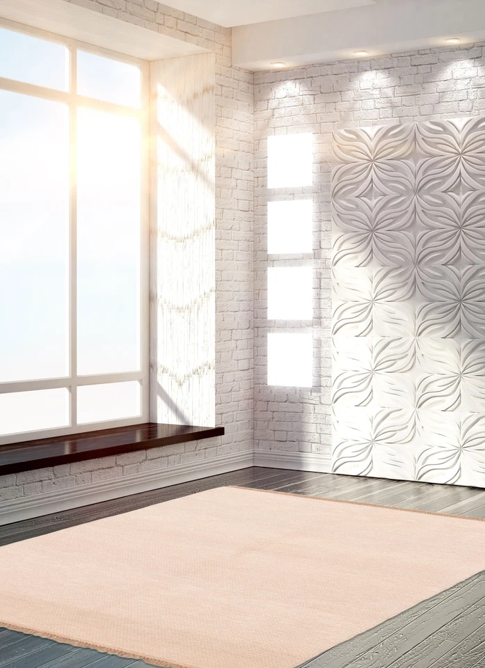 Vintage Hand Woven Traditional Kilim Rug 5'7" x 7'7" Oriental Wool Carpet - Image 2 of 4