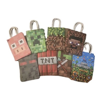 Pixel Party Pack Gift Bags 24 Piece