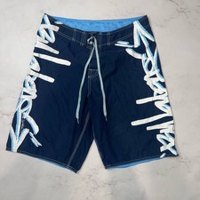 Vintage x streatwear Billabong swimming shorts big logo size 34 Y2K mens graphic