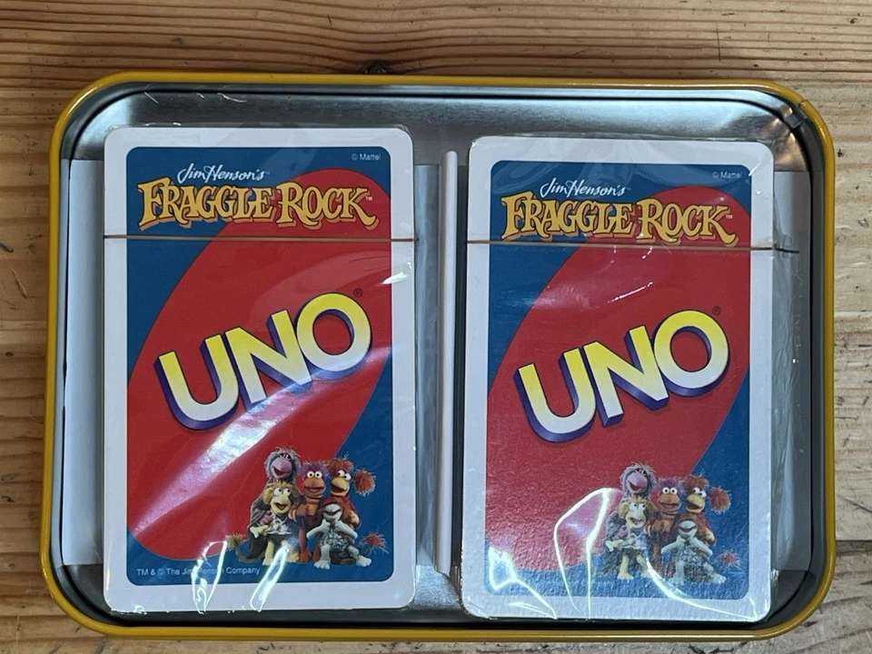 2005 Jim Henson’s Fraggle Rock Special Edition UNO Card Game in Tin Case Sealed - Image 3 of 4