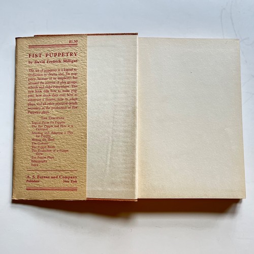 Fist Puppetry By David Milligan A. S. Barnes & Co. 1938 Puppet Show Instructions - Foto 3 di 12