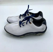 Foot Joy Women's Junior Golf Shoes 45023 5M White/Navy
