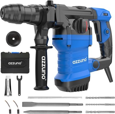 Heavy Duty Rotary Hammer Drill 15 Amp 1-1/4'' SDS-Plus 4 Modes Chipping Hammers