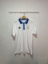 Argentina 2022 3 Stripes Polo Jersey Men's Sz S White