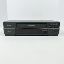 Magnavox VR9339AT23 VHS VCR HQ 4-Head Front Panel Controls Tested Clean