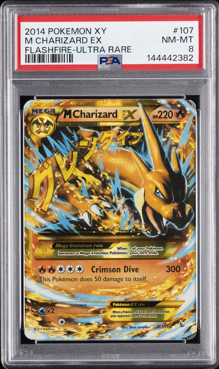 Las mejores ofertas en M Charizard EX 107/106 Flashfire | eBay