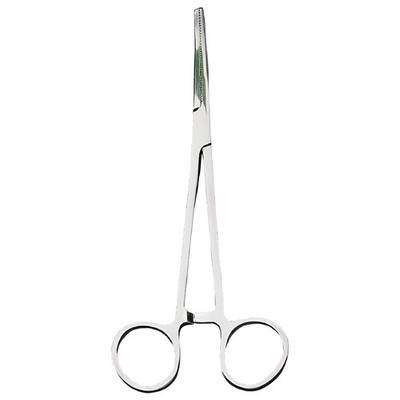 Jenzi Artery Clamp Curved Hook Release Stainless Steel Fishing Pliers Locking Silver