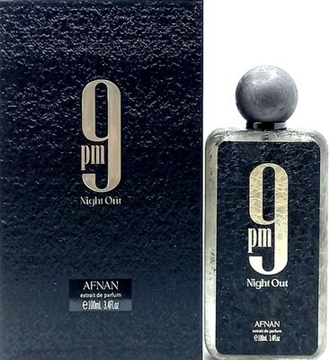 AFNAN 9PM NIGHT OUT EXTRAIT DE PARFUM SPRAY UNISEX 3.4 Oz / 100 ml