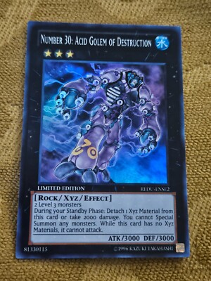Yu-Gi-Oh Num Ro 30 : Golem Acide De Destruction REDU-ENSE2