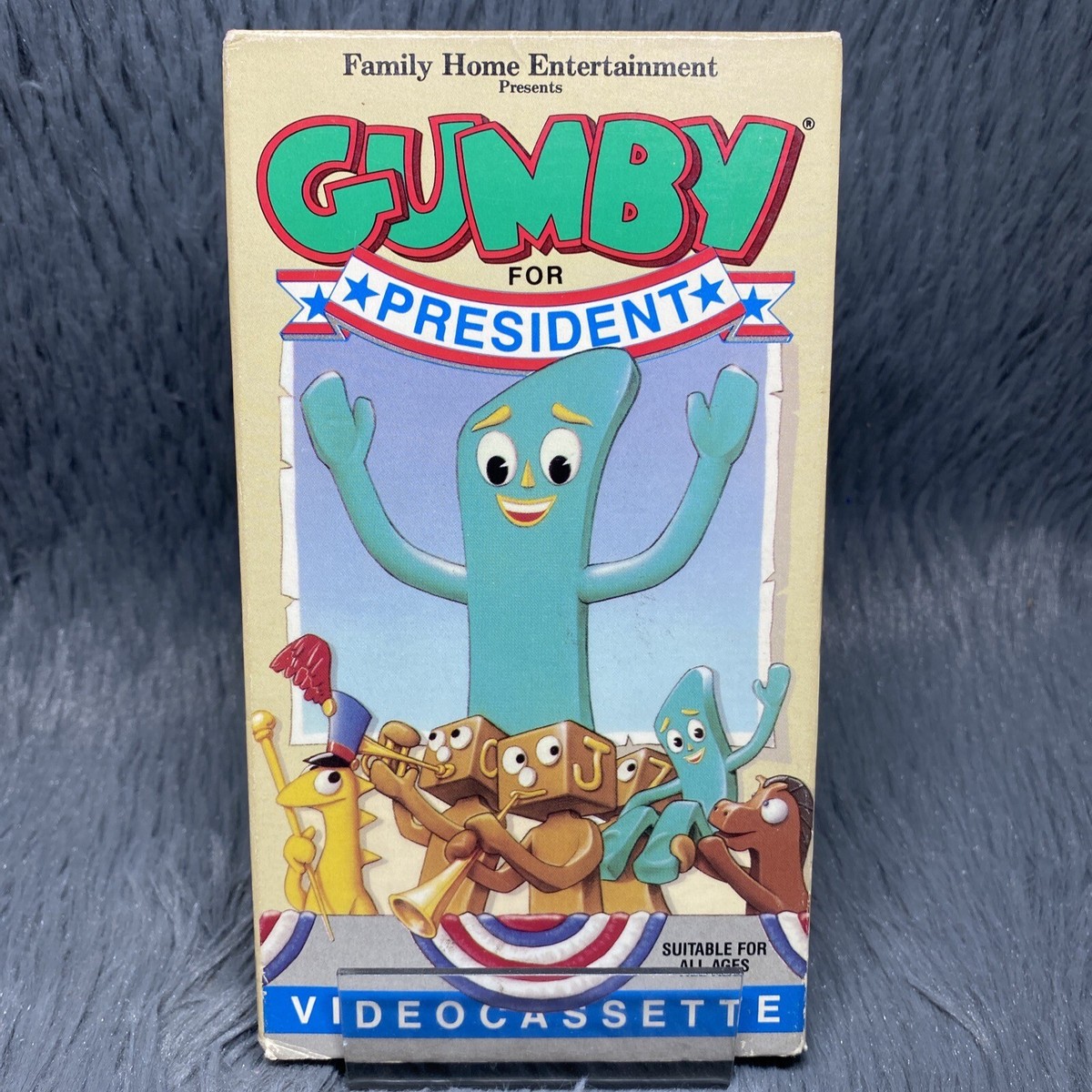 Gumby For President VHS Tape 1987 FHE Movie Animated Cartoon 80s