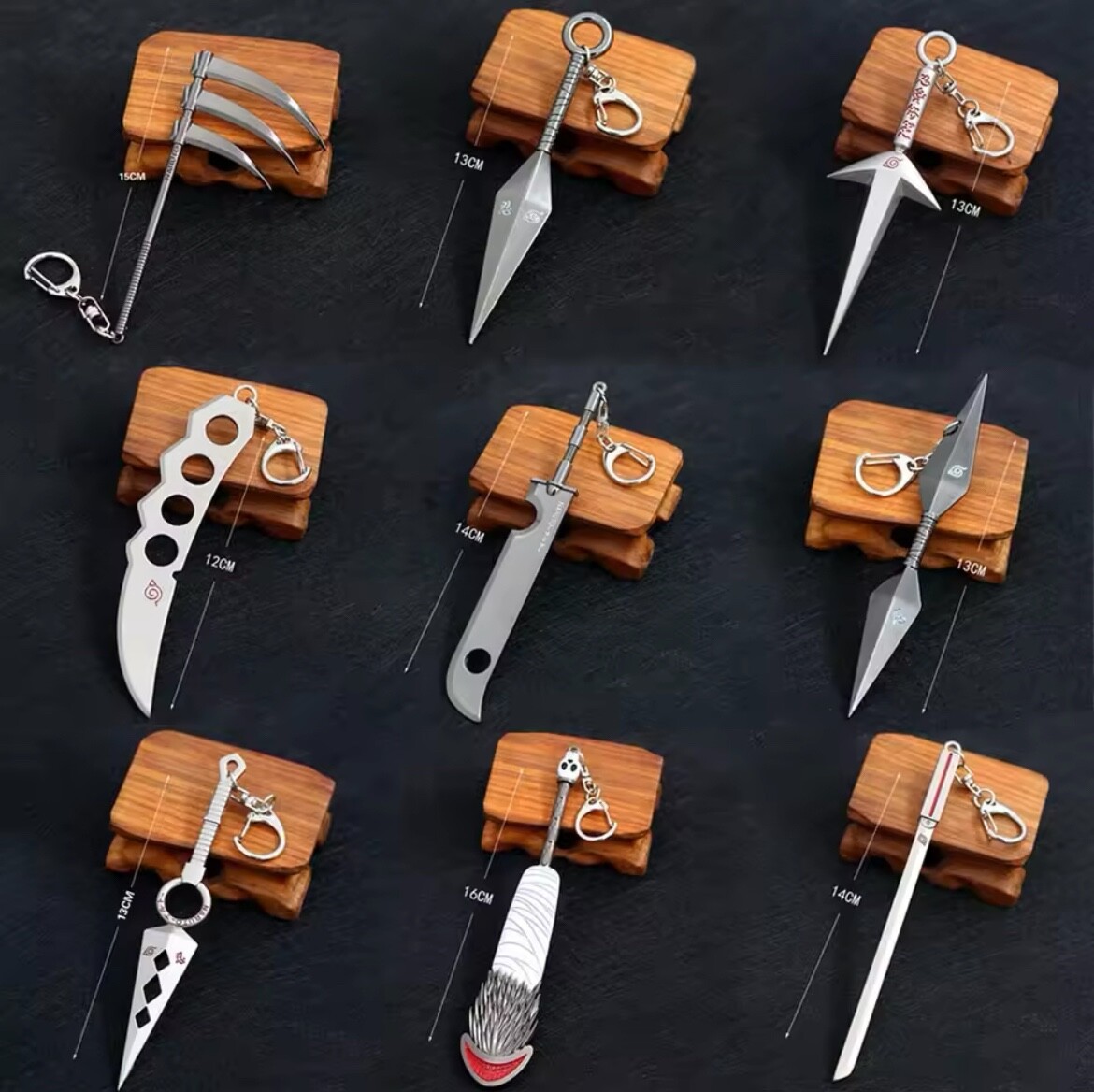 Naruto Anime Armas de Alta Calidad en Diferentes Diseños Cosplay Accesorios