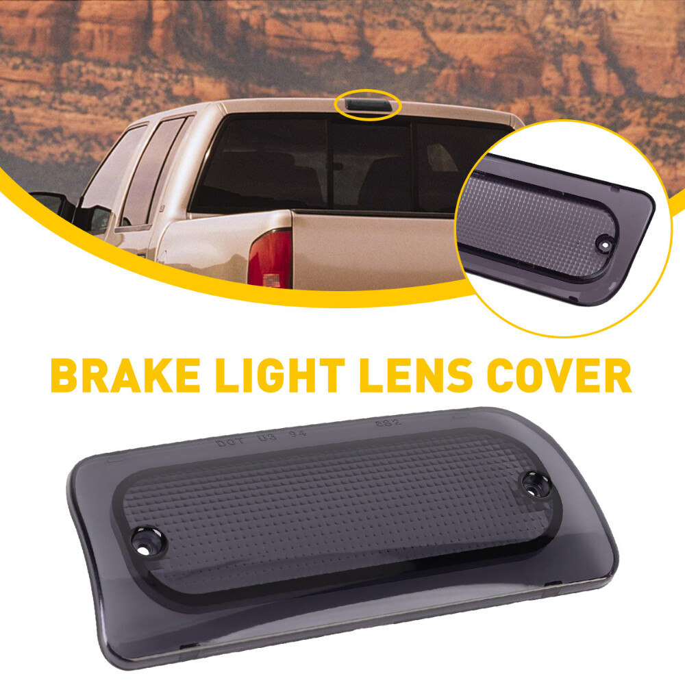 Smoke Third Brake Light Lens For 1994-2004 Chevy S-10 Extended Cab