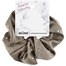 Scunci Jumbo Satin Scrunchie W Rhinestones Hair Accessories Tamera Mowry New