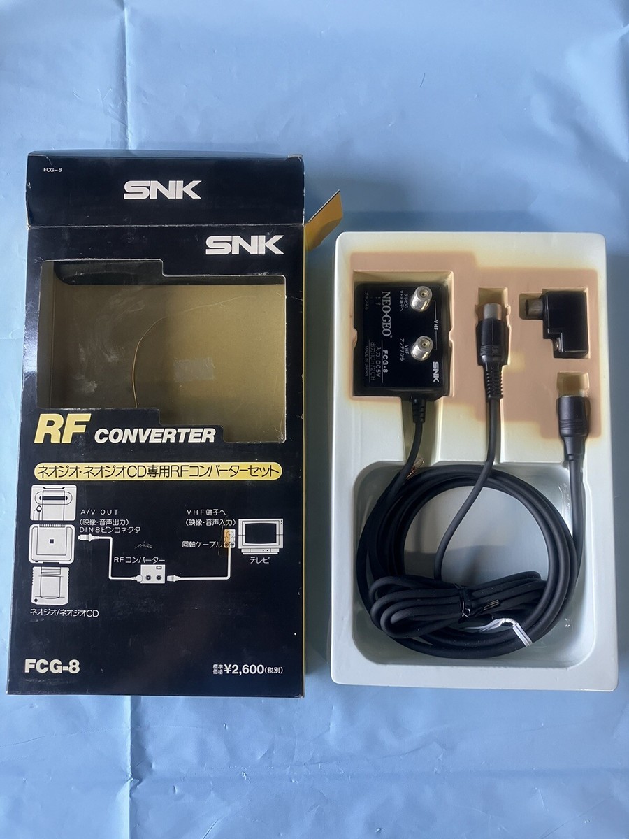 neo-geo rf converter snk fcg-8 japan (complete - good condition