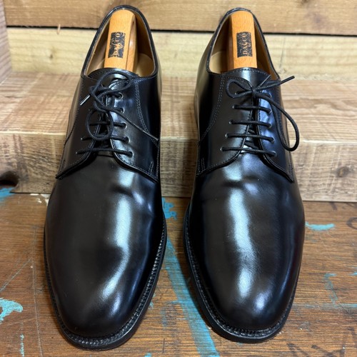 Loake L1 - 205B Black Polished Leather Derby Shoes - UK9 - Picture 3 of 11