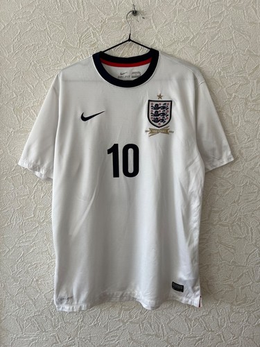 NIKE #10 ENGLAND ROONEY 2012-2014 HOME FOOTBALL SHIRT SOCCER JERSEY MENS SZ L - Bild 2 von 24