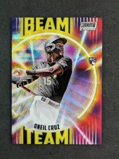 2022 Topps Stadium Club Chrome Oneil Cruz Beam Team Wave Refractor SSP