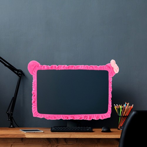 Screen Protector Staubsichere Abdeckung Computerabdeckung Monitor Cover Pink - Bild 6 von 16
