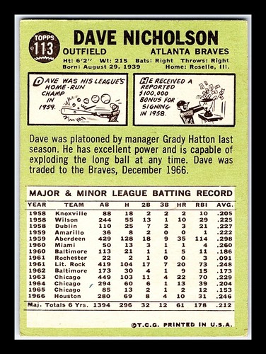 1967 Topps 1st-2nd Series #1-196 - You Pick - Volume Discounts - aaalvins - Picture 129 of 213