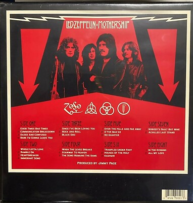 Led Zeppelin ‎– Mothership - 4 VINYL LP 180Gr BoxSet USA - SEALED