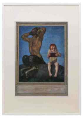 Dissonance Franz von Stuck Symbolism A3 A4 Framed Print Picture