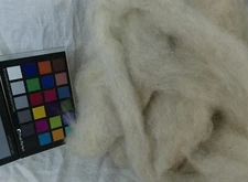 Romney wool roving varigated brown butter spin weave felting fiber arts