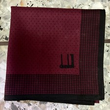 RED BURGUNDY ART POLKA DOT CLASSIC HANDKERCHIEF COTTON MEN POCKET SQUARE19" M249