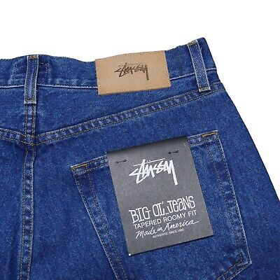 Stussy Big Ol Jeans NWT Dark Wash 30 X 28 Made In USA RARE Stussy Big Ol Jeans NWT Dark Wash 30 X 28 Made In USA RARE