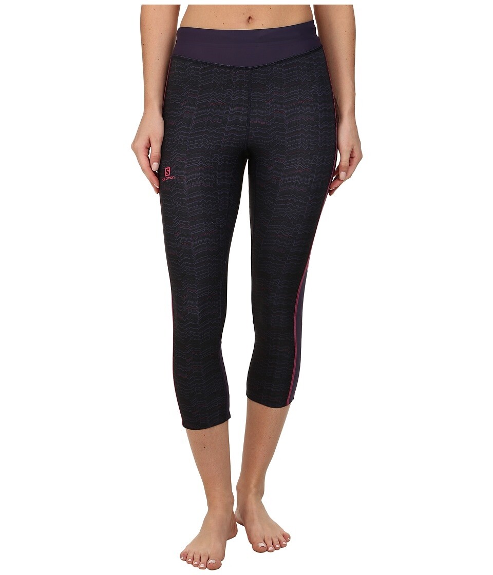 Leggings da donna Salomon 241129 Elevate Activewear neri taglia X Large