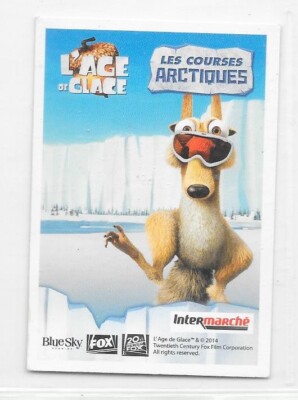 Pack De 42 Boosters L'Âge De Glace – Les Courses Artiques – Cartes Françaises (Intermarché)
