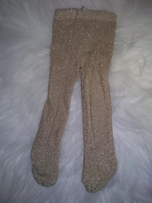 American Girl Julie Albright Christmas Outfit Gold Metallic Tights Only for Doll