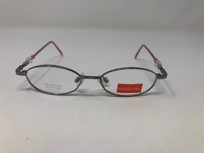 Stride Rite Eyeglasses Frames 058 Stainless Steel Pink 43-14-120 FR83