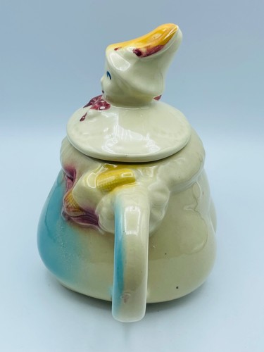 Vintage Shawnee USA Pottery 'Tom The Piper's Son' Teapot w/Lid #44-Read - 第 4/7 張圖片