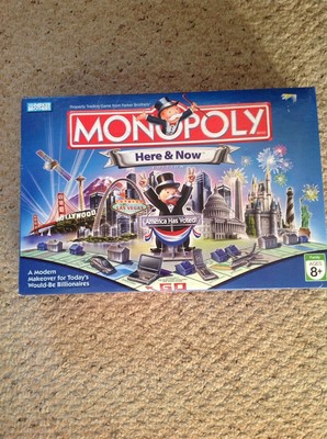 Pre Owned Monopoly Here And Now.  See Pictures For Details.