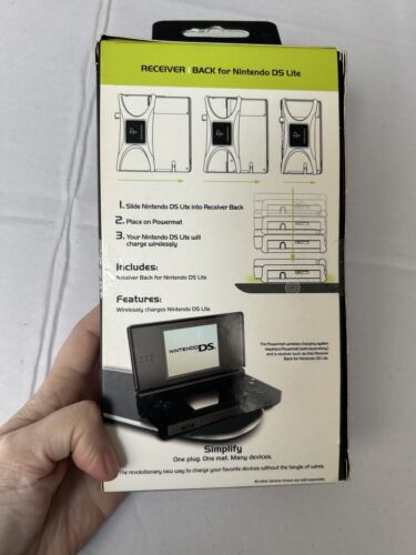 Powermat PMR-NDS1 Wireless Charging Back Panel für Nintendo DS Lite Neu - Bild 2 von 3