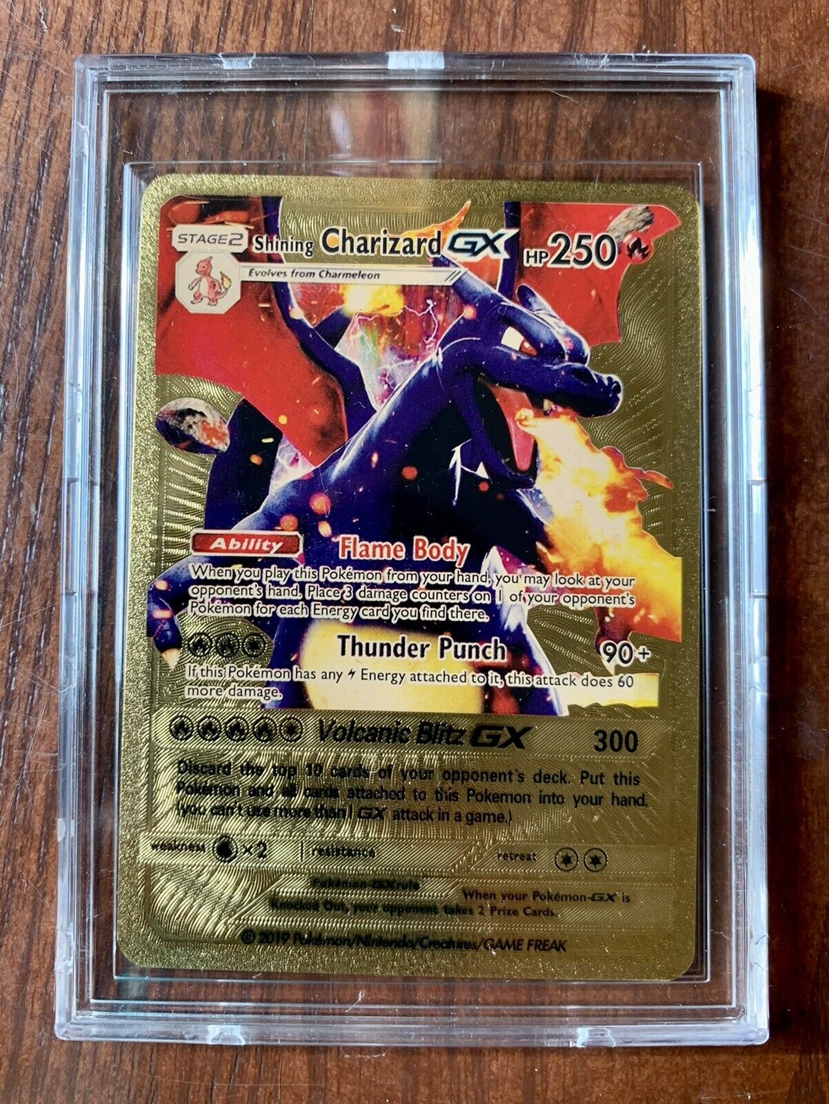 Shiny Charizard GX Pokemon Card 