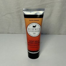 Dionis Goat Milk Hand Cream Blood Orange 1 Ounce Sealed For Dry Hands New Sealed