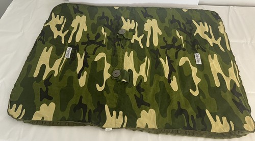 Baby Carseat Canopy Brand Cover Camouflage Green Warm Fleece Bumpy