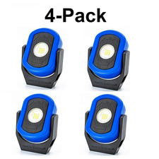 Maxxeon MXN00814 720 Lumen Workstar Cyclops Rechargeable Light - Blue - 4-Pack