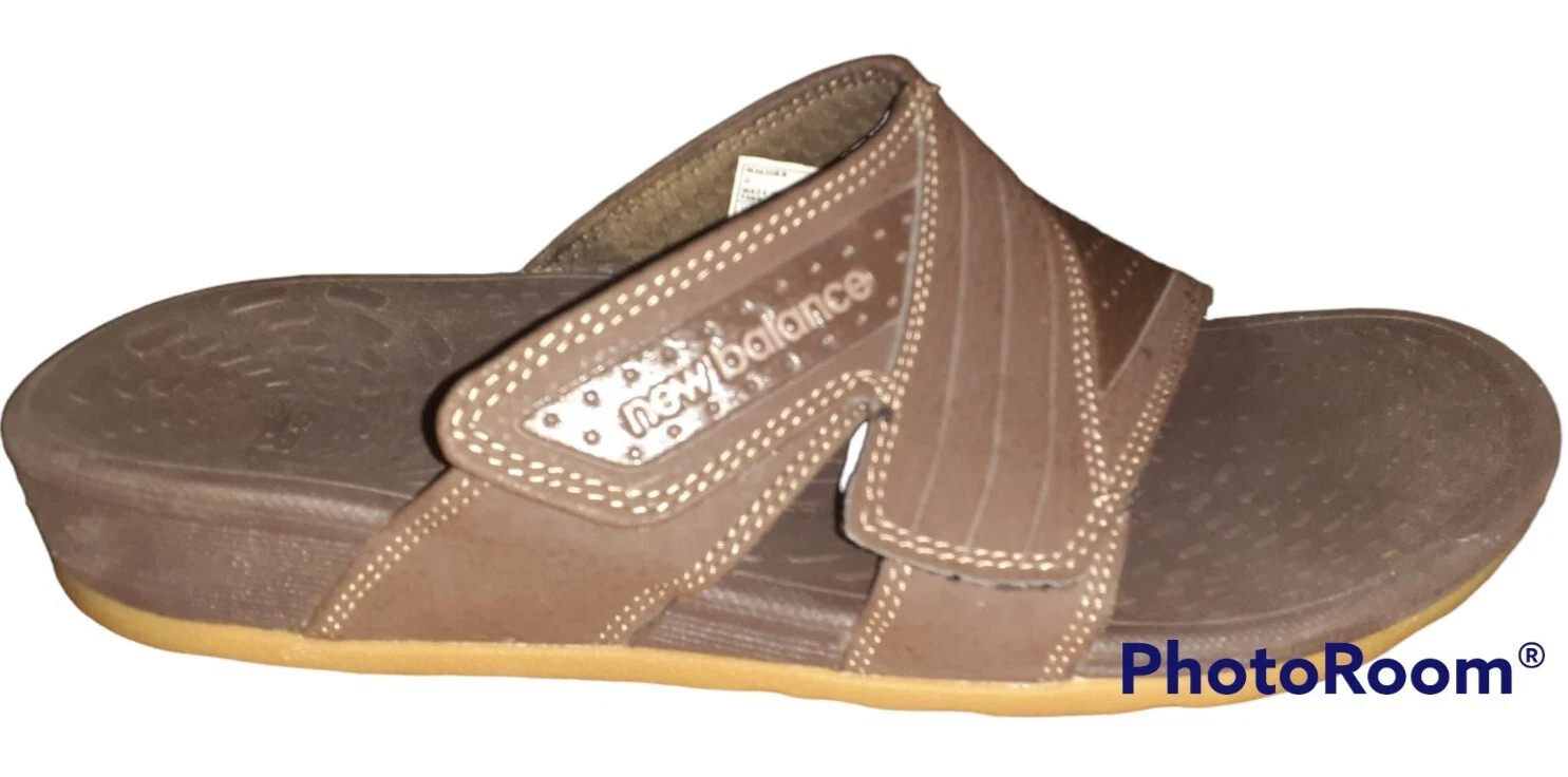 Sandali New Balance da uomo rivitalizzati in pelle marrone M3030BR 9D S76